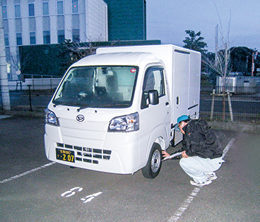 鳥栖センター、軽トラックで配送開始